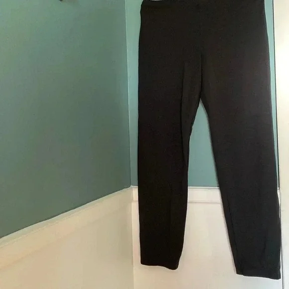 Eileen Fisher elastic wait charcoal gray pants - size medium - Picture 1 of 6